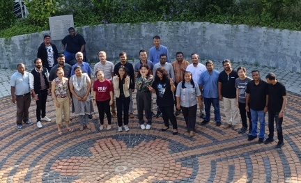 Group Photo at STM Prayer Labyrinth